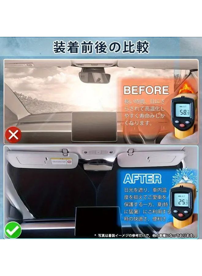 Suzuki Jimny JB64 JB74 Front Windshield Sunshade Aluminum Foil Sun Snow Shield - Image 4